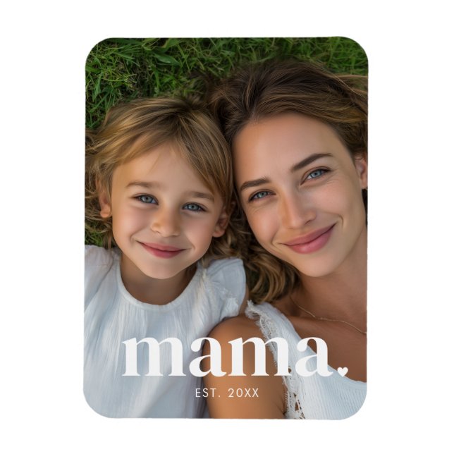 Magnet Flexible Mama a établi la photo (Vertical)