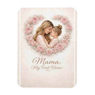 Magnet Flexible Mama — Mon Premier Chez Moi   Fleurs de Mère et Fi