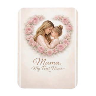 Magnet Flexible Mama — Mon Premier Chez Moi | Fleurs de Mère et Fi