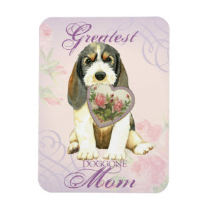 Magnet Flexible Maman cardiaque PBGV
