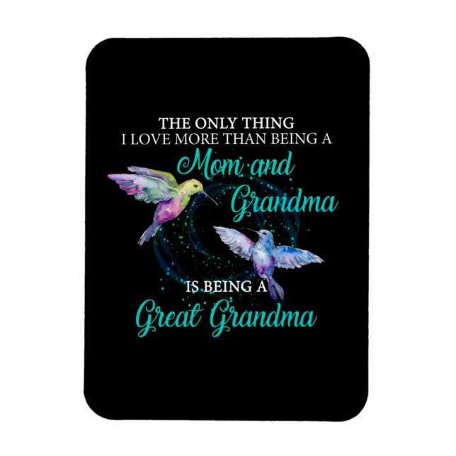 Magnet Flexible Maman Et Grand-Mère Sont Une Grande Grand-Mère (Vertical)