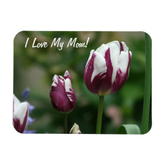 Magnet Flexible Maman Tulipe pourpre