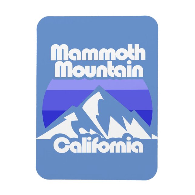 Magnet Flexible Mammoth Mountain California (Vertical)