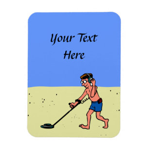 Magnet Flexible Man Metal Détection De La Plage