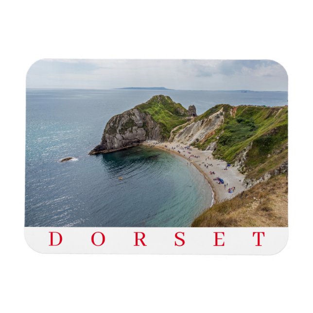 Magnet Flexible Man O'War Beach vue Dorset réfrigérateur aimant (Horizontal)
