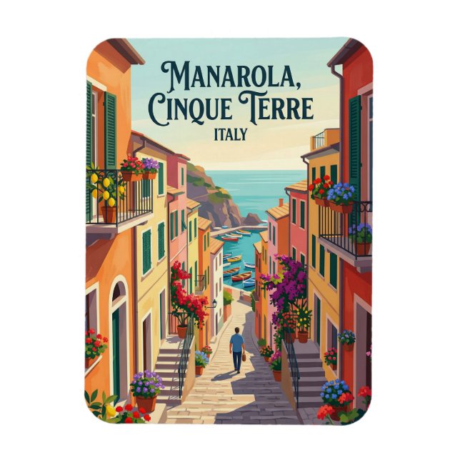 Magnet Flexible Manarola, Cinque Terre, Italie (Vertical)