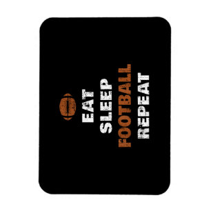 Magnet Flexible Manger Dormir Football Répéter Amour Football Vint