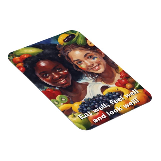 Magnet Flexible Mangez sainement (Côté Droit)