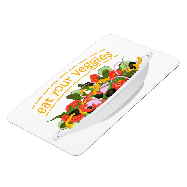 Magnet Flexible Mangez vos Légumes Citer salade fraîche mélange bo (Côté Gauche)