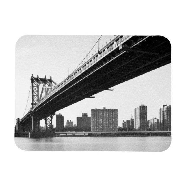 Magnet Flexible Manhattan Bridge and skyline, New York, US. (Horizontal)
