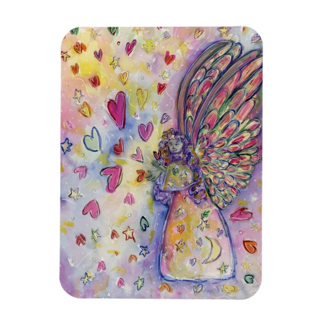 Magnet Flexible Manifestation Universe Angel Art Fridge aimnets (Vertical)