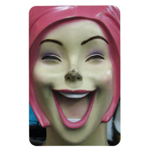 Magnet Flexible Mannequin fou de rire ~ Uncanny Valley Girl