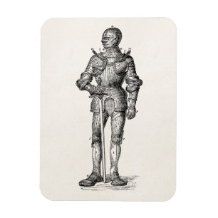 Magnet Flexible Manteau de l'épée brillante d'armure de chevalier