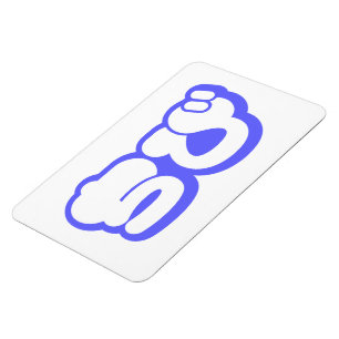 Magnet Flexible Manuscrit de Hiragana de Nihongo de Japonais de 