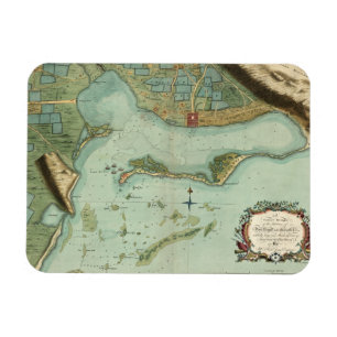 MAGNET FLEXIBLE MAP : JAMAICA, 1756