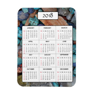 Magnet Flexible Marbres et aimant de calendrier des pierres 2018