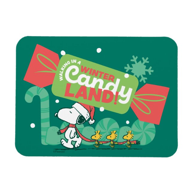 Magnet Flexible Marcher Dans Un Pays De Bonbons D'Hiver! (Horizontal)