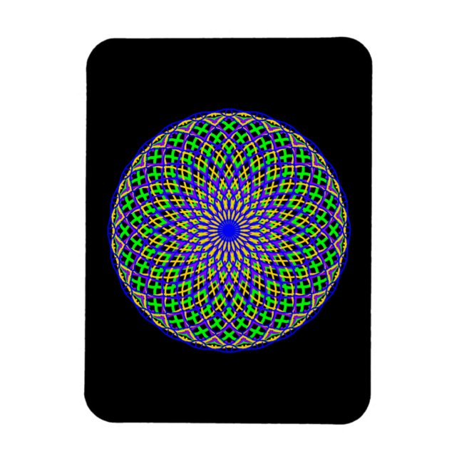 Magnet Flexible Mardi Gras Folie (Vertical)
