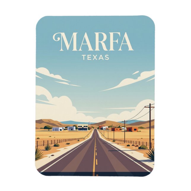 Magnet Flexible Marfa États-Unis (Vertical)