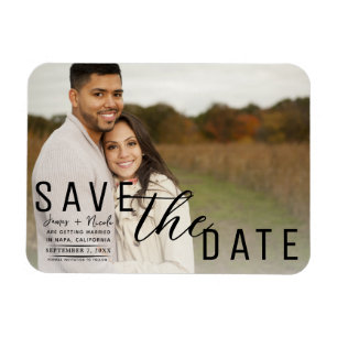Magnet Flexible Mariage à Sauvegarder la Date de la Photo de Super