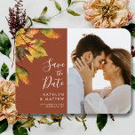 Magnet Flexible Mariage de automne de feuillage d'automne rustique<br><div class="desc">Rustic Yellow Autumn Foliage Mariage de automne Enregistrer l'aimant de date. Tous les textes sont pré-arrangés pour que vous personnalisiez facilement et rapidement avec vos propres détails.</div>