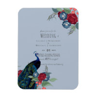 Mariage d'hiver de Bourgogne Bleu Paon Budget