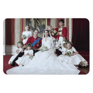 Magnet Flexible Mariage du prince William et de Catherine Middleto