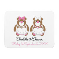 Mariage lesbien Teddy Bear Brides cadeau ou faveur