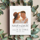 Magnet Flexible Mariage moderne Enregistrer la carte de date avec<br><div class="desc">Moderne enregistrer les cartes de dates pour vous prochain mariage! Recherchez d'autres objets dans cette collection !</div>