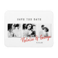 Mariage multiphoto moderne minimaliste élégant