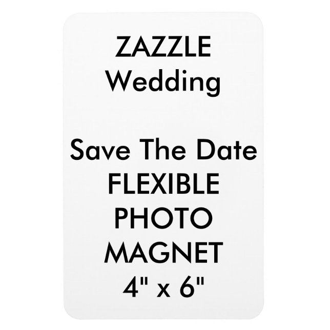 Magnet Flexible Mariage Personnalisé Enregistrer La Date Photo Fri (Vertical)