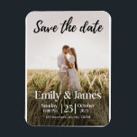 Magnet Flexible Mariage photo moderne simple et élégant Enregistre<br><div class="desc">Voici notre Simple Elegant Modern Photo Wedding Enregistrer le produit numérique Date! Cette invitation à la datation, magnifiquement conçue, est parfaite pour les couples qui apprécient un style minimaliste et contemporain. Notre Simple Elegant Modern Photo Wedding Save the Date le garde propre et élégant avec un design minimaliste. Commandez dès...</div>