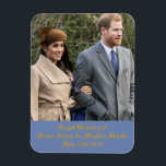 Magnet Flexible Mariage royal du prince Harry & Meghan Markle<br><div class="desc">Prince Harry & Meghan Markle Royal Mariage 2018 source d'image : https://en.wikipedia.org/wiki/Prince_Harry#/media/File:Prince_Harry_and_Meghan_Markle.jpg</div>