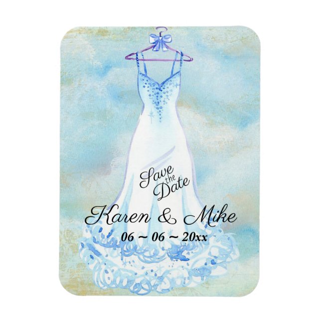 Magnet Flexible Mariage vintage (Vertical)