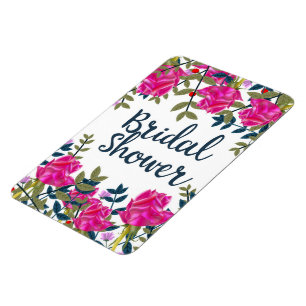 Magnet Flexible Mariage Vintage Roses de Fête Prénuptiale