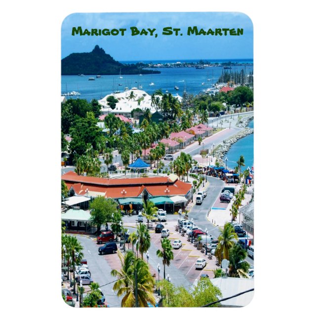 Magnet Flexible Marigot Bay, St. Martin (Vertical)