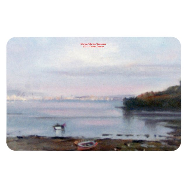 Magnet Flexible Marina/Mariña/Mer (Horizontal)