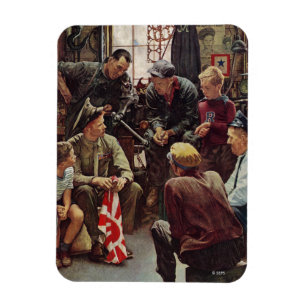 Magnet Flexible Marine de retours au pays