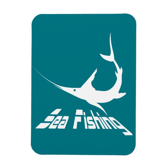 Magnet Flexible Marlin bleu (Vertical)