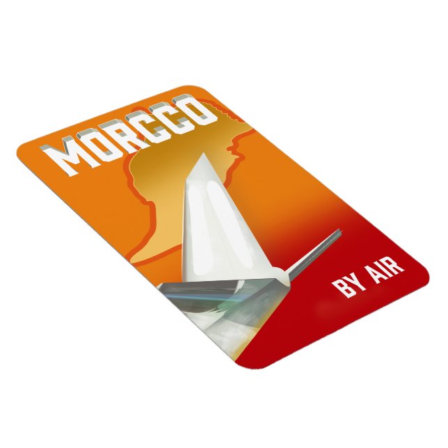 Magnet Flexible Maroc par avion (Côté Droit)