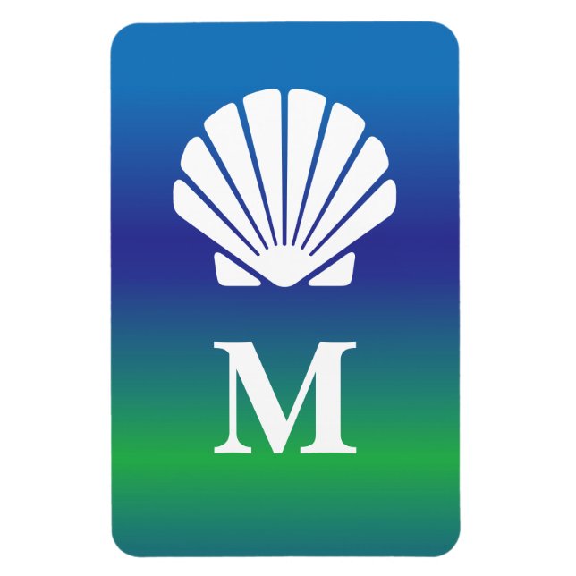 Magnet Flexible Marqueur de porte cabine de croisière monogramme e (Vertical)