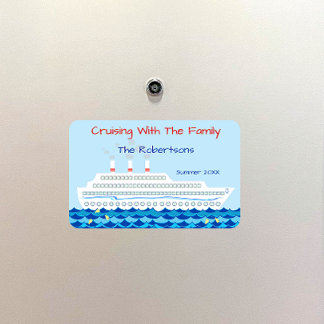 Magnet Flexible Marqueur de porte de croisière personnalisé