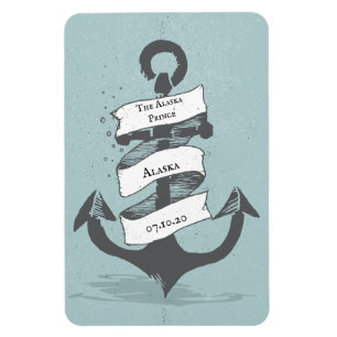 Magnet Flexible Marqueur de recherche de porte de voyage nautique