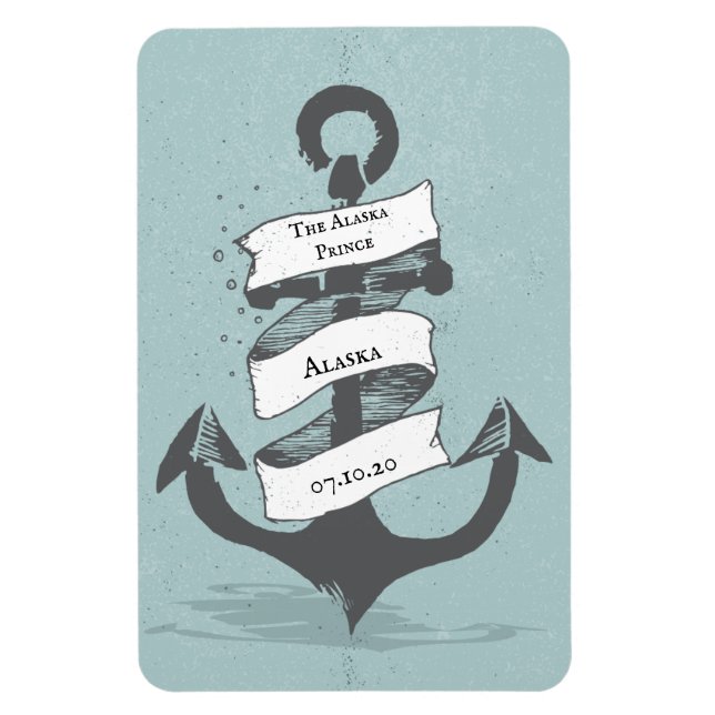 Magnet Flexible Marqueur de recherche de porte de voyage nautique  (Vertical)