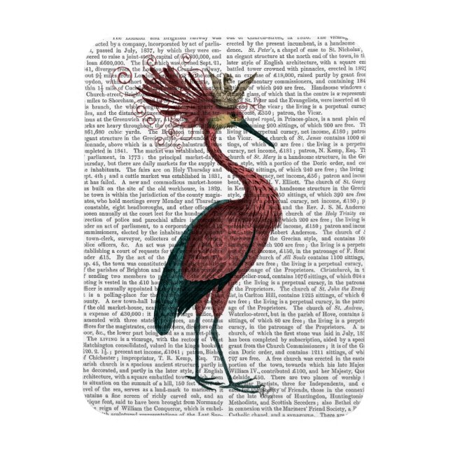 Magnet Flexible Marsala Heron (Vertical)