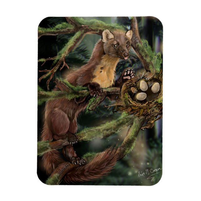 Magnet Flexible Marten européen (Vertical)