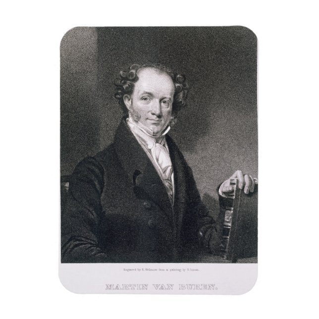 Magnet Flexible Martin Van Buren, gravé par E. Wellmore (engravi (Vertical)