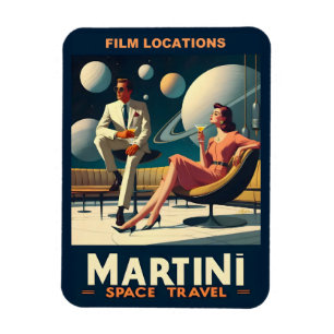 Magnet Flexible Martini Space Travel Affiches Emplacements du film