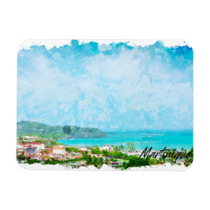 Magnet Flexible Martinique Caraïbes Tropical Island