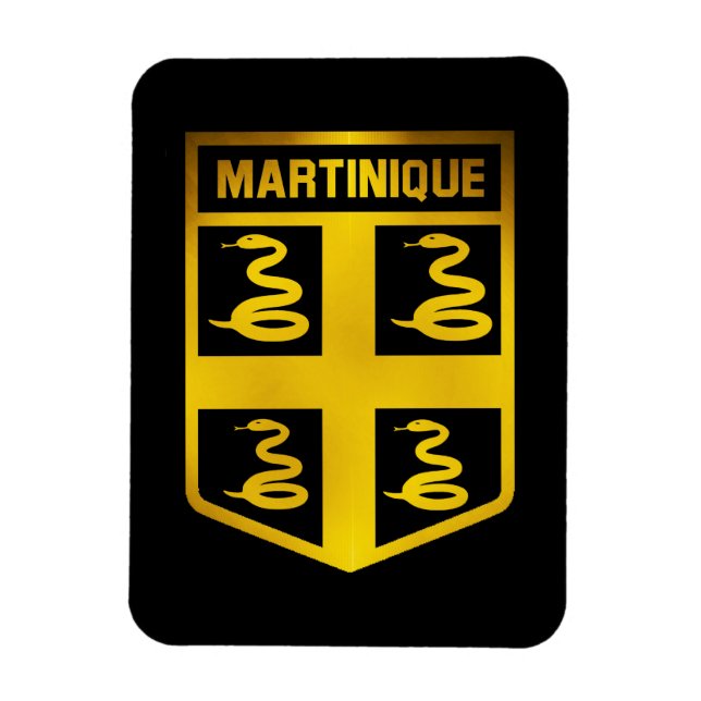 Magnet Flexible Martinique Emblem (Vertical)